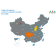 中国地图素材B 可编辑 标注省份
