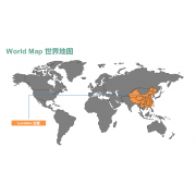 世界主要国家及地区地图素材C 可编辑